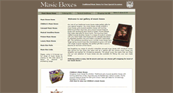 Desktop Screenshot of music-boxes.co.uk