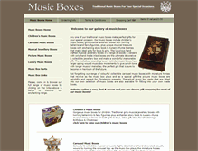 Tablet Screenshot of music-boxes.co.uk